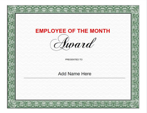 Employee Certificates - Use iClicknPrint Certificate Templates